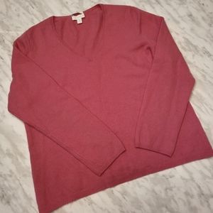 Charter's Club 100% Cashmere Bubblegum Pink Sweater
